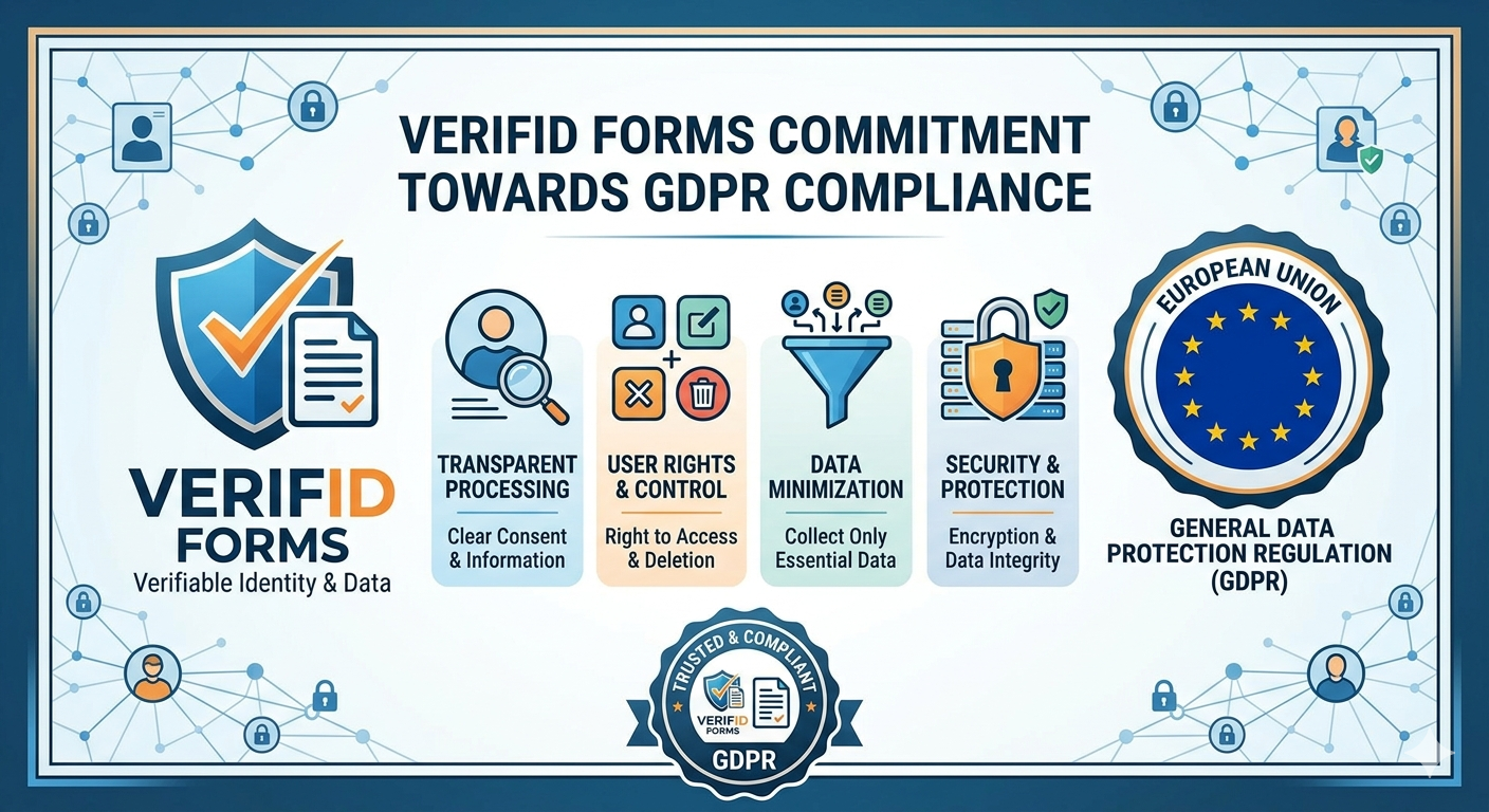 VerifID Forms GDPR Architecture Representation